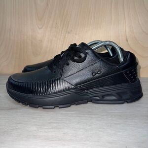 Infinity by‎ Cherokee Flow Black Leather Sneakers Men's 9